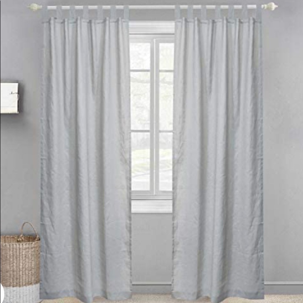 Linen curtains set 2